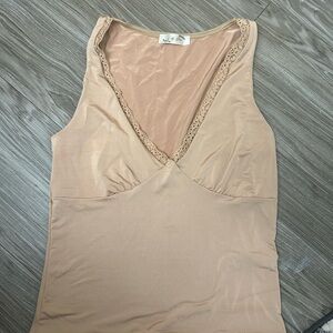 Tan lace top